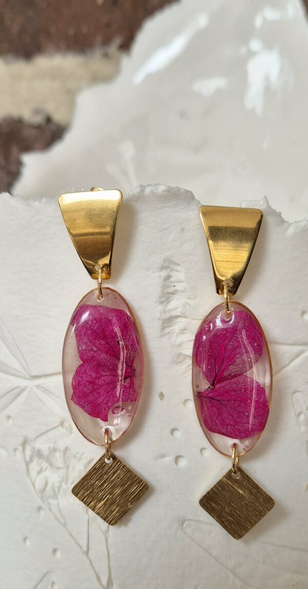 C25090.jpg Boucles résine, fleurs pressées et sequins en acier