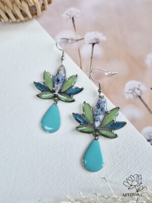 Fleurs de lotus bleues