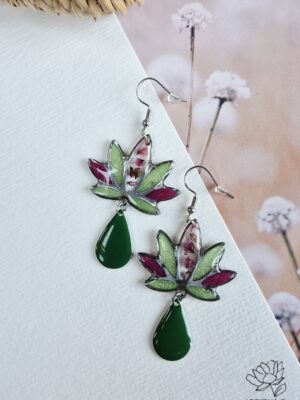 Fleurs de lotus vertes