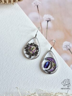 Gouttes astrales mauves