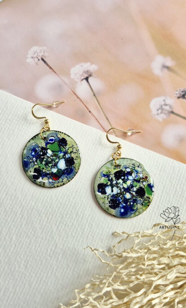 2025_17 Pièces uniques en cuivre émaillées à la main